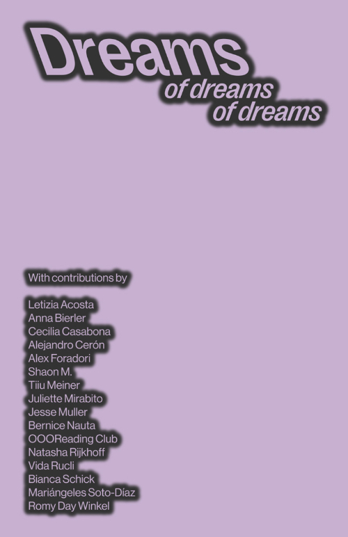 Dreams - of dreams of dreams