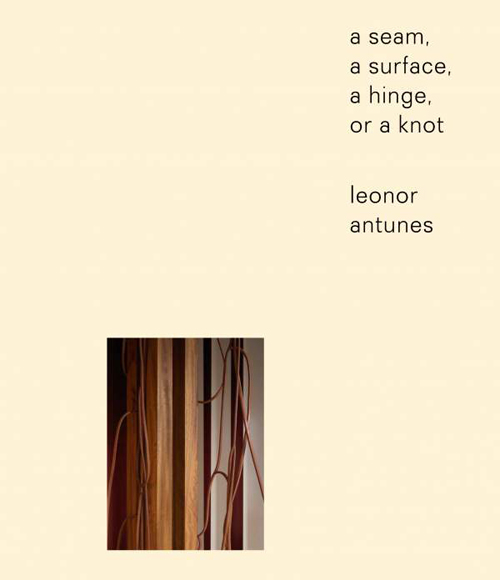 Leonor Antunes a seam, a surface, a hinge, or a knot (Portuguese only)