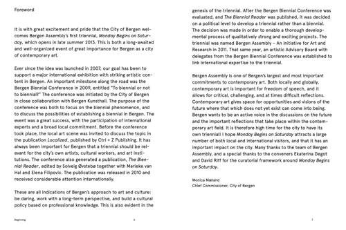 Monday Begins on Saturday