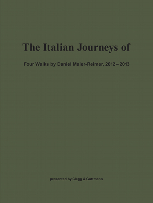 The Italian Journeys of Four Walks by Daniel Maier-Reimer, 2012–2013