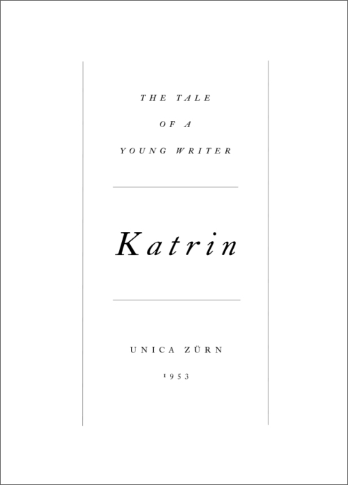 Katrin – The Tale of a Young Writer