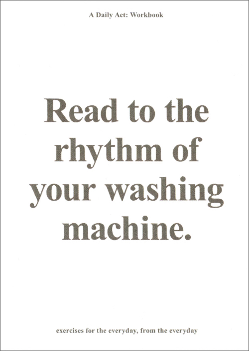 A Daily Act: Workbook