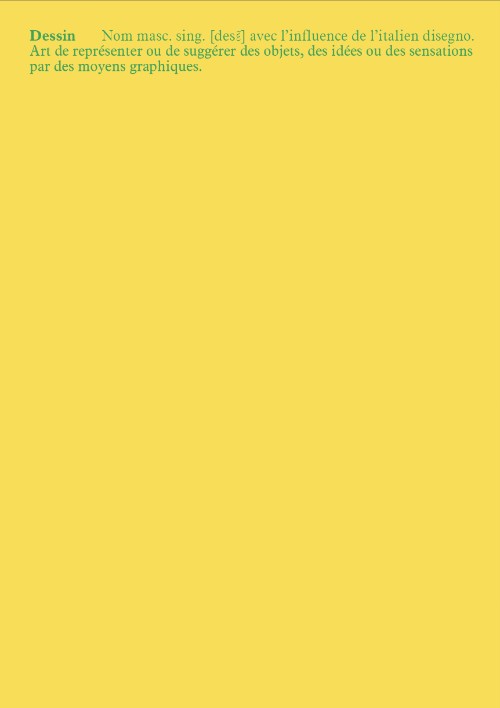 Dessin – Collection Antoine de Galbert