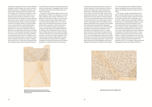 Irma Blank Eigenschriften