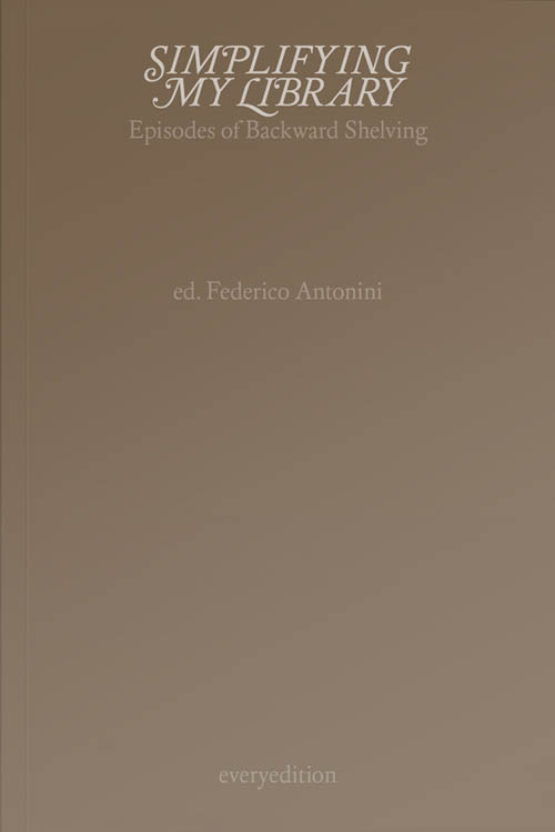 Federico Antonini - Simplifying My Library