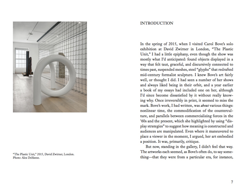 Carol Bove - Unfold This Moment