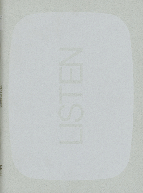 trans 43: Silence