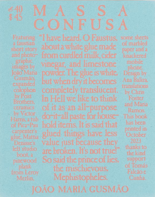 João Maria Gusmão - Massa Confusa