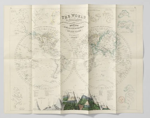 The World in Hemispheres (1863)
