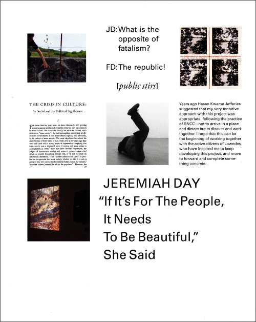 Jeremiah Day - If It's For The People, It Needs To Be Beautiful, She Said