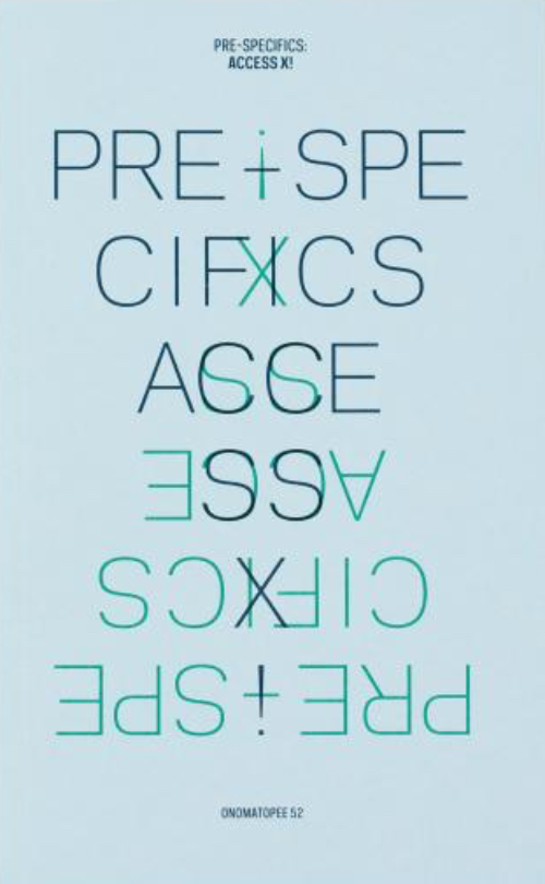 Pre-Specifics: Access X! - Get Access To The 'x' Imposed By Designed Culture.